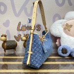 Louis Vuitton Monogram Denim CarryAll MM M46855