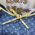 Louis Vuitton Monogram Denim CarryAll MM M46855