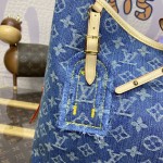 Louis Vuitton Monogram Denim CarryAll MM M46855