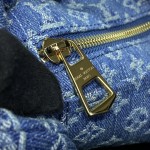 Louis Vuitton Monogram Denim CarryAll MM M46855