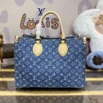 Louis Vuitton Monogram Denim OnTheGo MM M46871