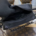 Louis Vuitton Embossed Taurillon Leather Mini Soft Trunk M55702