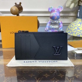 Replica Louis Vuitton Black Coin Card Holder M82068