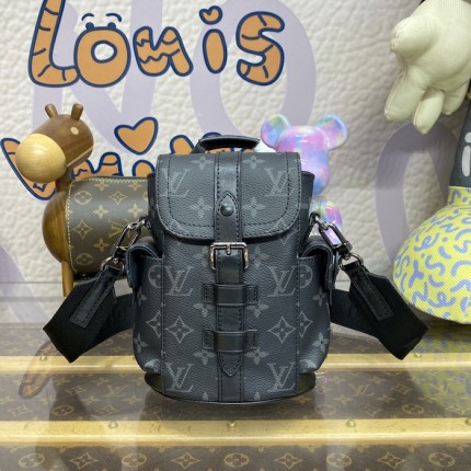 Louis Vuitton Monogram Eclipse Nano Christopher M82769