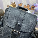 Louis Vuitton Monogram Eclipse Nano Christopher M82769