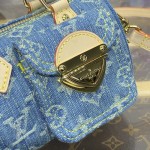 Louis Vuitton Monogram Denim Nano Speedy Bag M82950