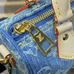 Louis Vuitton Monogram Denim Nano Speedy Bag M82950