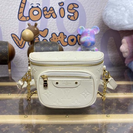 Louis Vuitton Monogram Empreinte Leather Mini Bumbag M83275