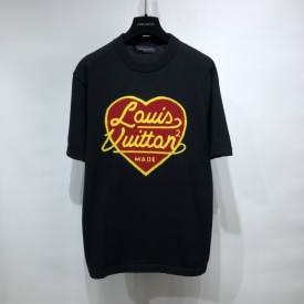 Replica LV Intarsia Jacquard Heart Crewneck