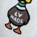 LV Intarsia Jacquard Duck Short-Sleeved Crewneck 1A9GOM