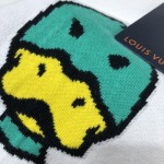 LV Intarsia Jacquard Duck Short-Sleeved Crewneck 1A9GOM