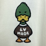 Louis Vuitton Intarsia Jacquard Duck Short-Sleeved Crewneck 1A9GON