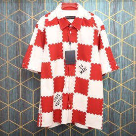 Replica LV Giant Damier Short-Sleeved