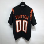 Louis Vuitton Chunky Intarsia Football T-Shirt 1A9SXG