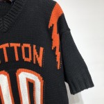 Louis Vuitton Chunky Intarsia Football T-Shirt 1A9SXG