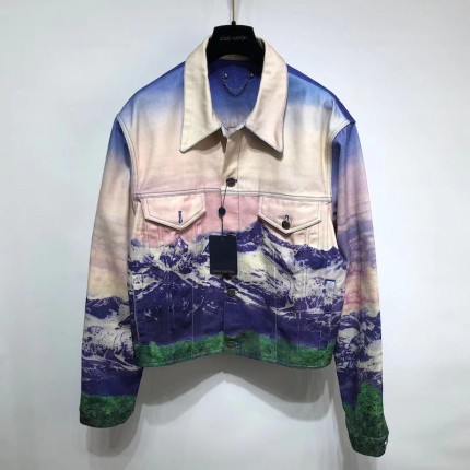 Louis Vuitton Landscape Denim Jacket 1A9T13