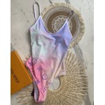 Louis Vuitton Monogram Gradient Cut-Out One-Piece Swimsuit 1A9X2P