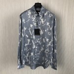 Louis Vuitton LV Printed Leaf Regular Shirt 1AA4ID