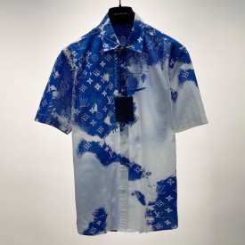 Replica Louis Vuitton Monogram Bandana Short-Sleeved Shirt