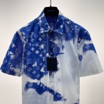 Louis Vuitton Monogram Bandana Short-Sleeved Shirt 1AA4UD