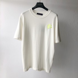 Replica Louis Vuitton Signature Short-Sleeved Crewneck