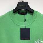 Louis Vuitton Signature Short-Sleeved Crewneck Green