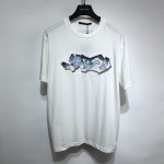 Louis Vuitton 3D LV Graffiti Embroidered T-Shirt White