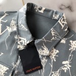 Louis Vuitton DNA Leaf Denim Jacket 1AA5I4