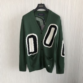 Replica LV green Cardigan