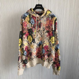 Replica LV Flower Graphic Jacquard Hoodie