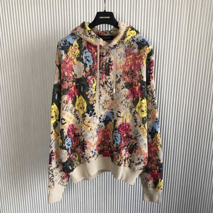 Louis Vuitton LV Flower Graphic Jacquard Hoodie 1AAGNV