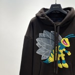 Louis Vuitton Graphic Bee Patched Hoodie 1AAGPG