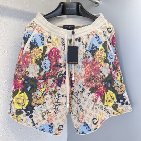 Replica LV Flower Graphic Jacquard Shorts