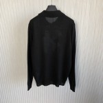 Louis Vuitton Graphic Long-Sleeved Knit Polo 1AAT4M