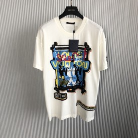 Replica LV Jazz Flyers Short-Sleeved T-Shirt