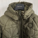 Louis Vuitton LVSE Flower Quilted Hoodie Jacket 1AAU91