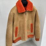 Louis Vuitton Shearling College Blouson 1AAUZQ