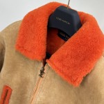 Louis Vuitton Shearling College Blouson 1AAUZQ