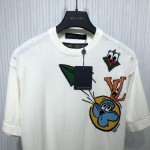 Louis Vuitton Monogram Comics Intarsia Short-Sleeved Crewneck 1AB54D