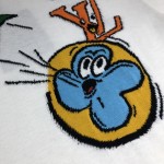 Louis Vuitton Monogram Comics Intarsia Short-Sleeved Crewneck 1AB54D