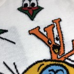 Louis Vuitton Monogram Comics Intarsia Short-Sleeved Crewneck 1AB54D