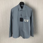 Louis Vuitton Long-Sleeved Regular Shirt With Placed Graphic 1AB5L7