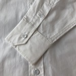 Louis Vuitton Long-Sleeved Regular Shirt With Placed Graphic White