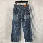 Louis Vuitton LV x YK All Over Pumpkin Denim Pants 1AB6OD