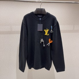 Replica LV Tools Embroidered Crewneck