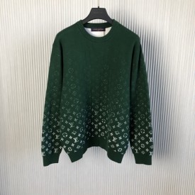 Replica Louis Vuitton Monogram Gradient Cotton Crewneck