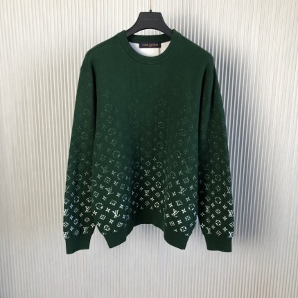 Louis Vuitton Monogram Gradient Cotton Crewneck 1ABIYO