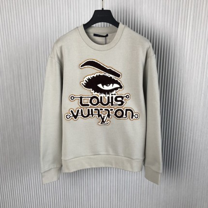 Louis Vuitton Embroidered Cotton Sweatshirt 1ABYJU