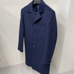 Louis Vuitton Classic Floral Embossed Wool Coat