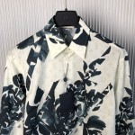 Louis Vuitton Long-Sleeved Printed Cotton Shirt 1AFAVZ